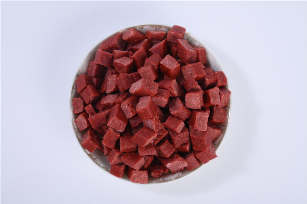 Chicken Flavor Freeze-Dried Dog Snacks: Premium Beef Strips Treats