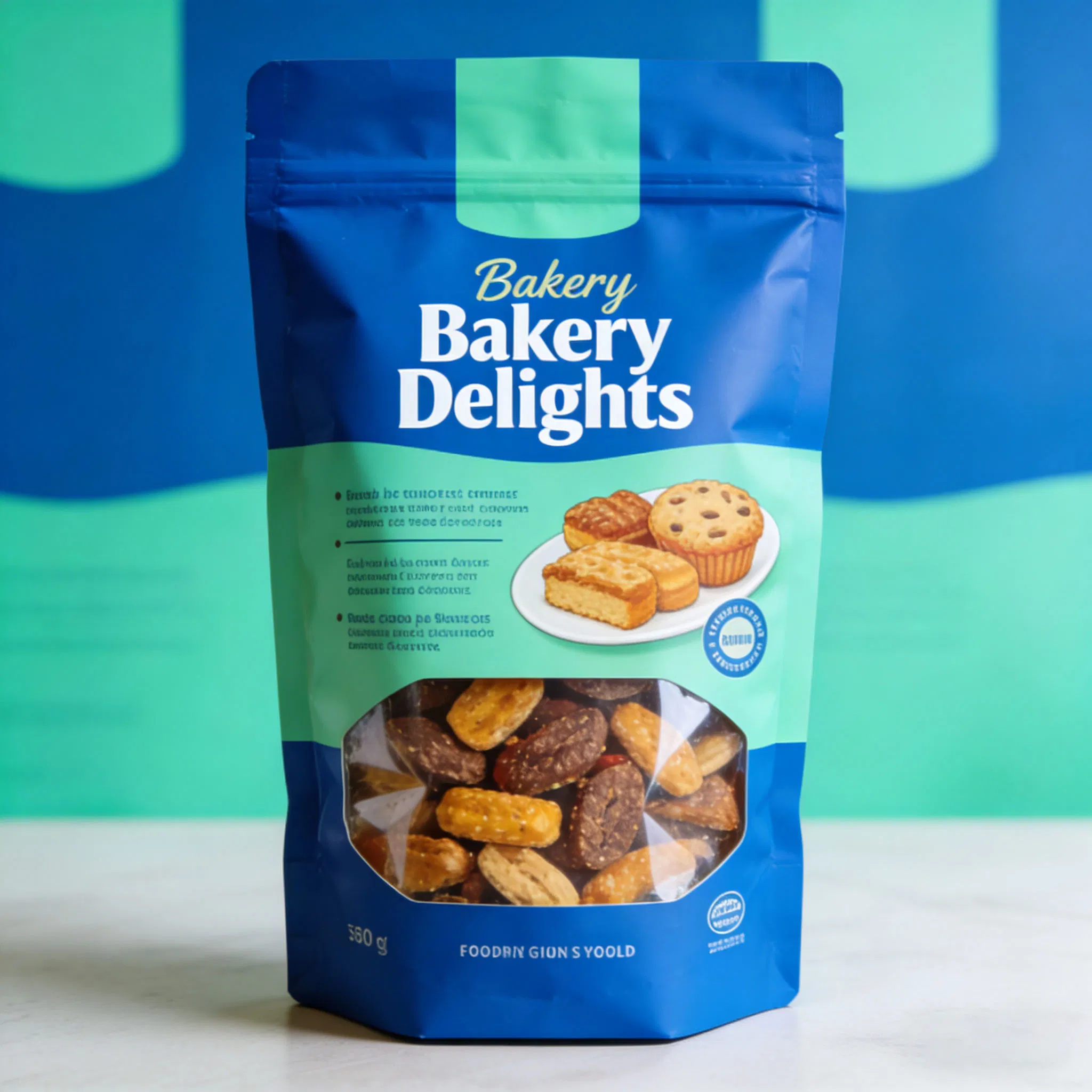 Customizable Stand up Pouch Packing Bag for Homemade Treats