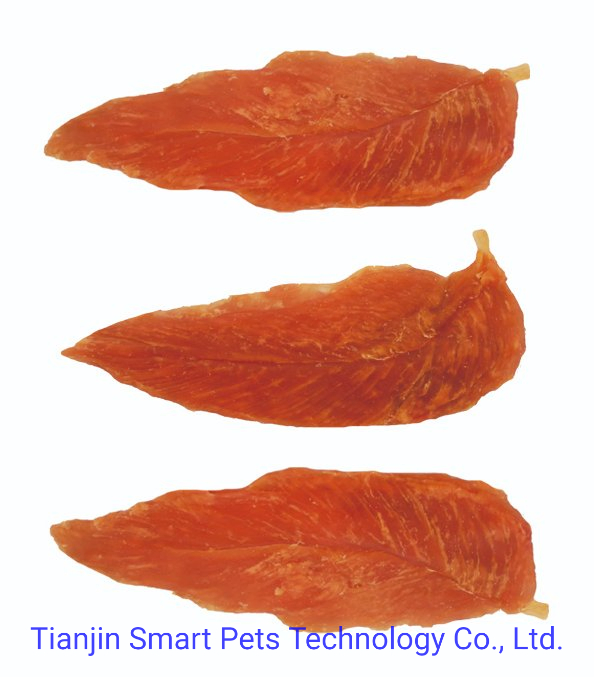 All-Natural Chicken Jerky Slices for Pet Snacks and Treats