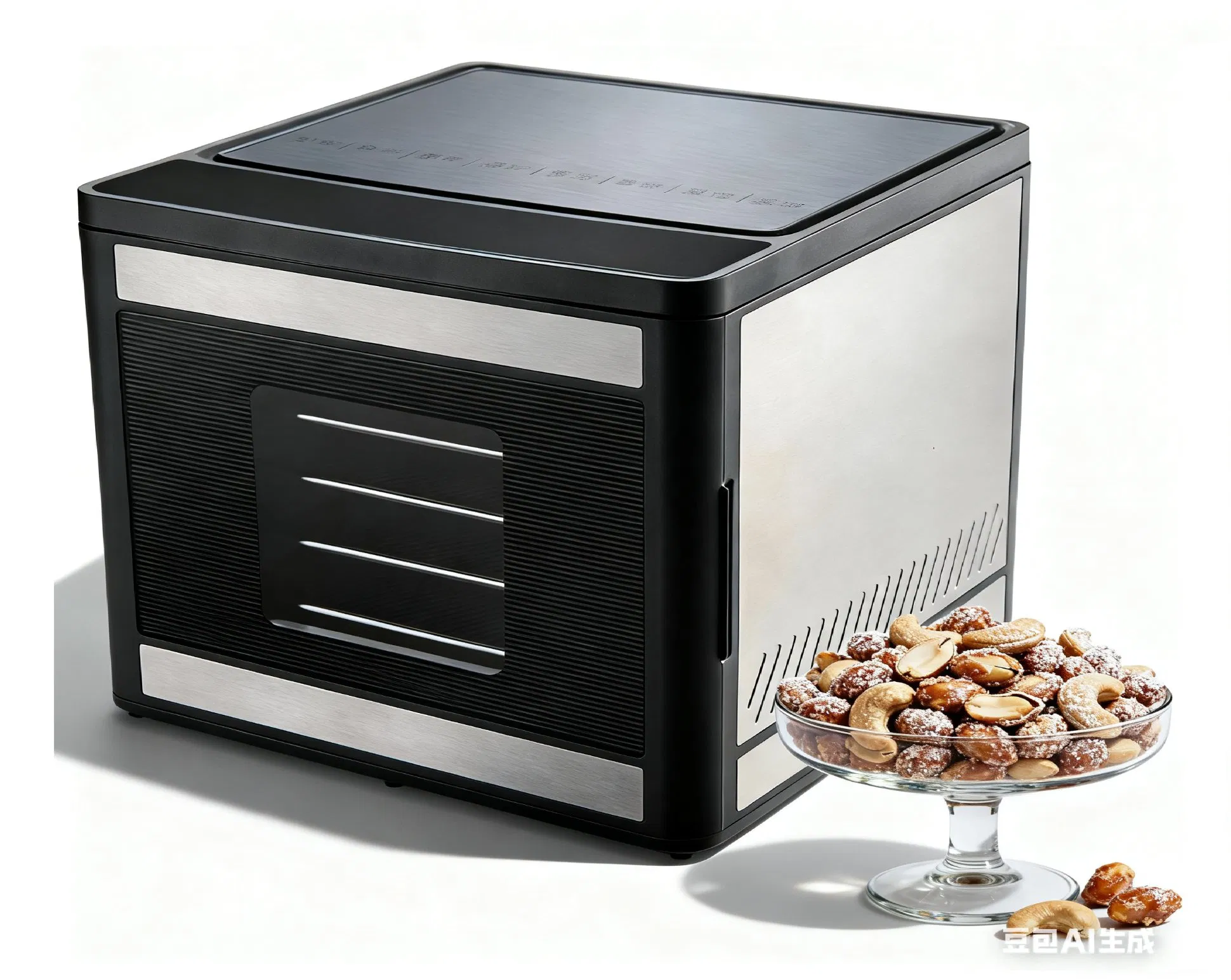 Versatile Food Dehydrator Machine with Timer and Metal Racks