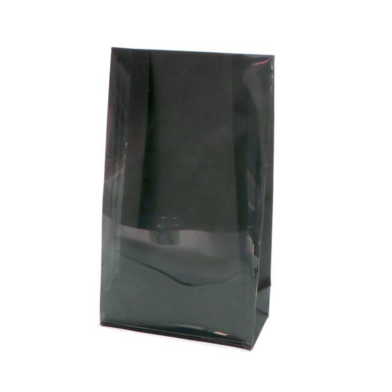 Clear View Chocolate Gift Bags - Half Pet Window with Kraft Paper Base for Artisan Sweets