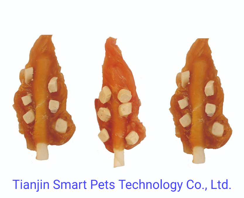 All-Natural Chicken Jerky Slices for Pet Snacks and Treats