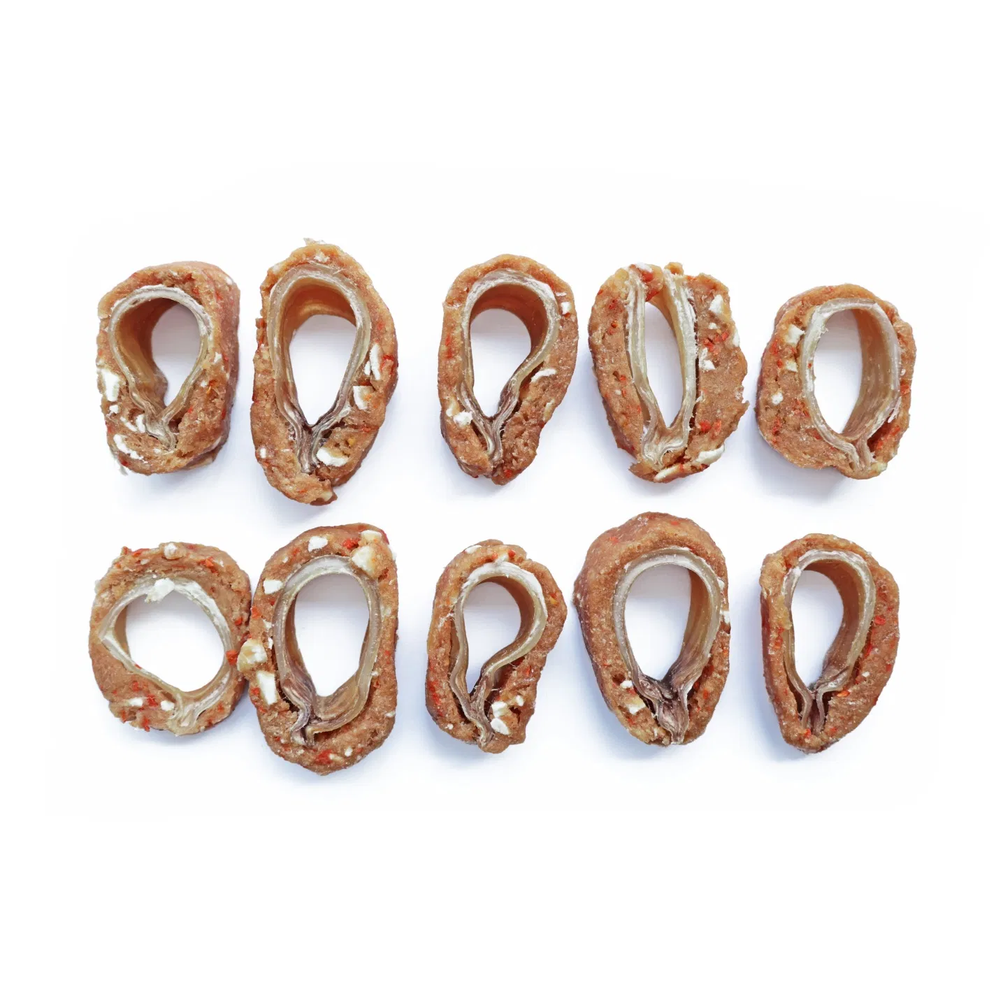 OEM Factory Wholesale Soft Chicken Breast Rings Dog Training Treats Pet Food Snacks
