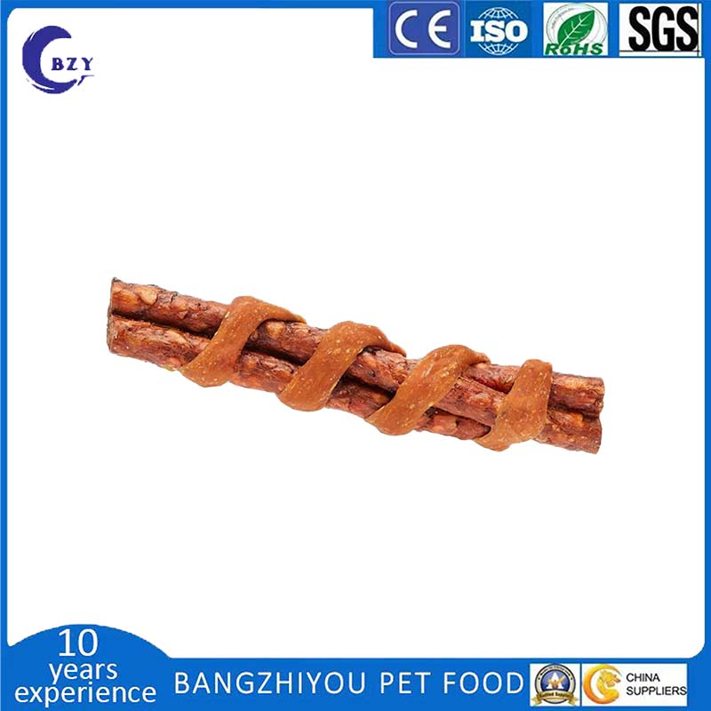 Manufacture OEM/ODM, Crunchy Spirals Beef/Chicken 4.2oz (120g) Dog Treats