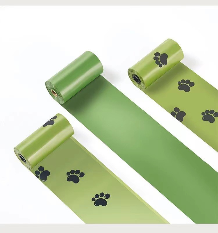 Biodegradable Doggy Roll Replacements for Outdoor Puppy Walking and Travel, Leak Proof and Tear Resistant, Thick Plastic