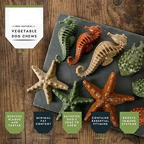 Natural Dog Treats, Dental Chews Low Fat Low Calorie Treats Multi-Pack