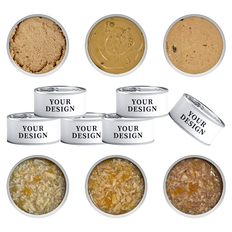 Mixed Nutrition High Protein Cat Snacks Canned Food Creamy Snack Pet Treats