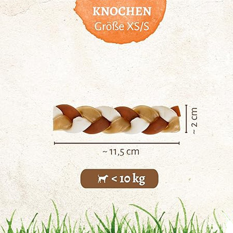 Xs/S Delights Chewy Braids 75g Dog Treats