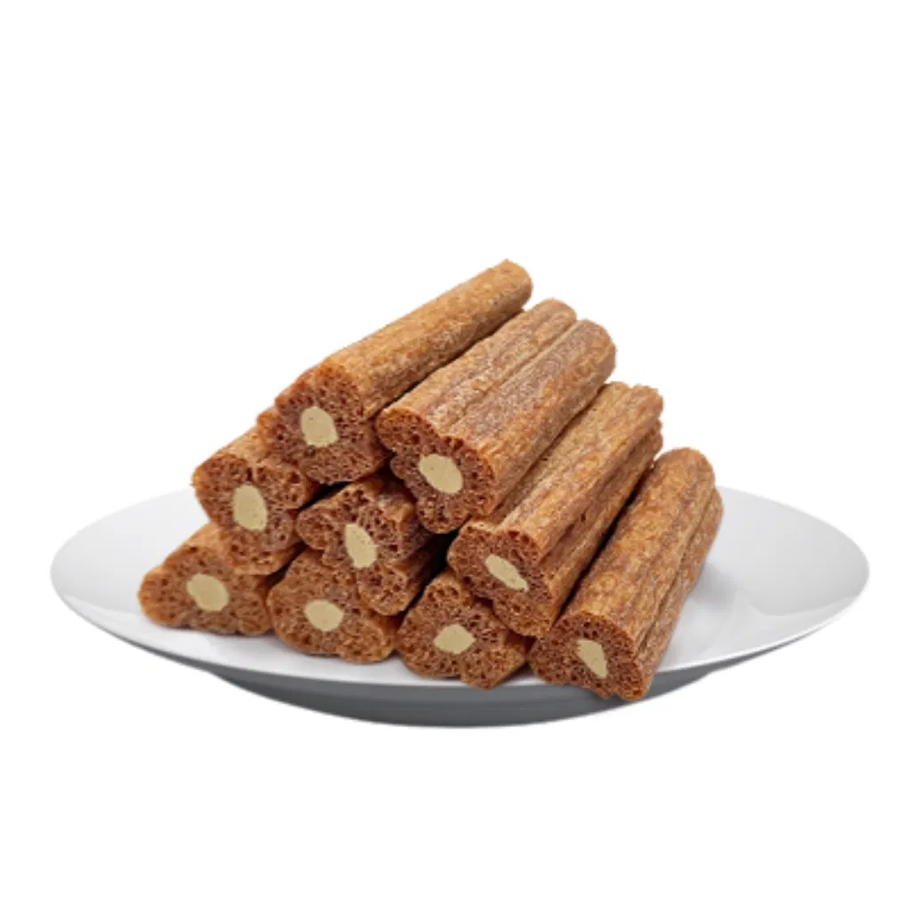 Omega-3 Beef and Rawhide Twisted Sticks Pet Chews Training Treats for Dog Food