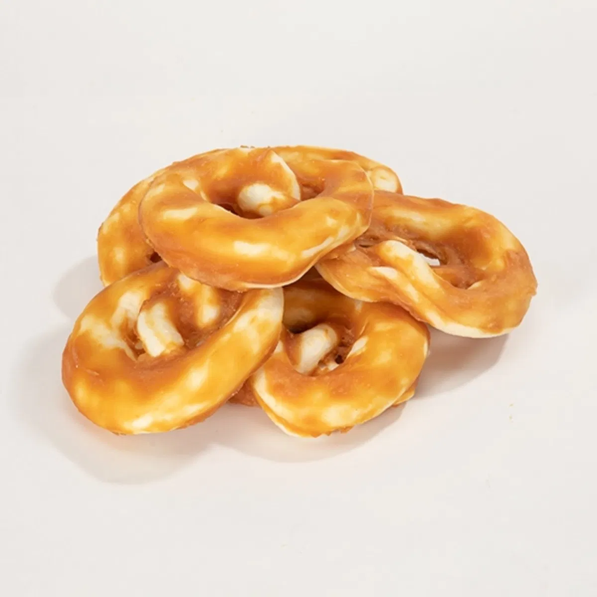 Adult Dog Salmon High Protein Chicken Wrap Cowhide Ring Pet Treats for Dog