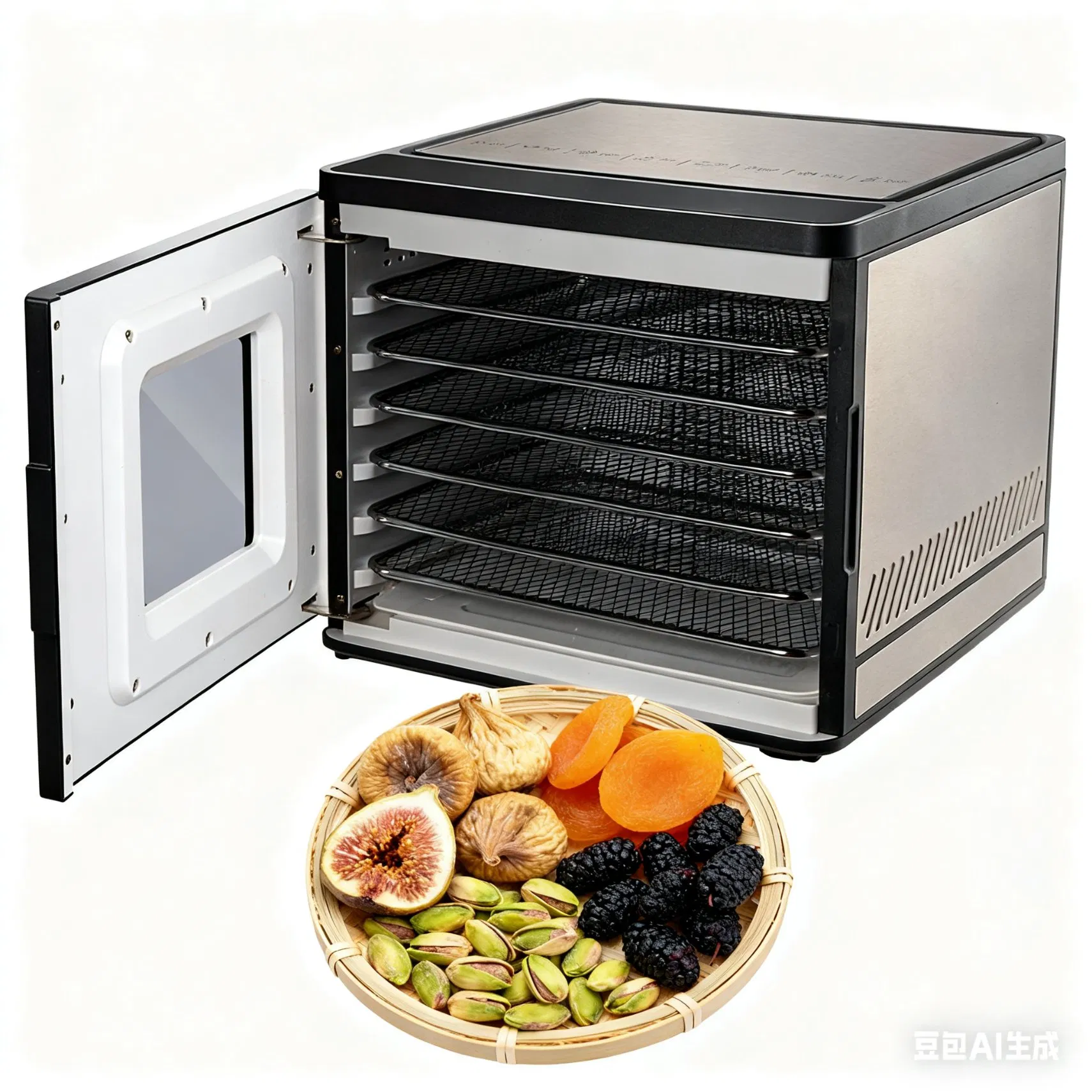 Versatile Electric Food Dehydrator with 6 Trays and Timer Feature