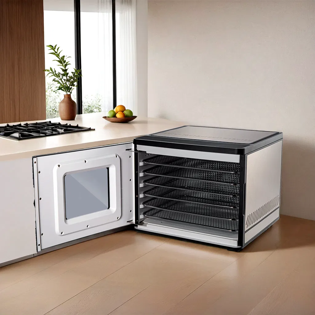 Electric Food Dehydrator Timing and Temperature Control 450W