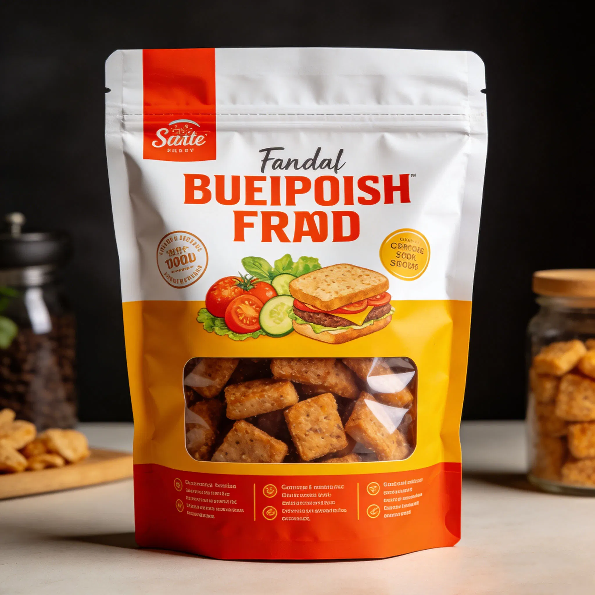 Customizable Stand up Pouch Packing Bag for Homemade Treats