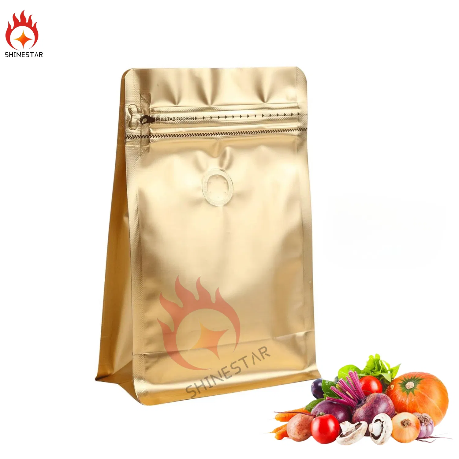 Wholesale Multi Color Stand up Coffee Pouch with Zipper Flat Bottom 250g 500g 1kg Bulk Custom Color Coffee Beans Bag