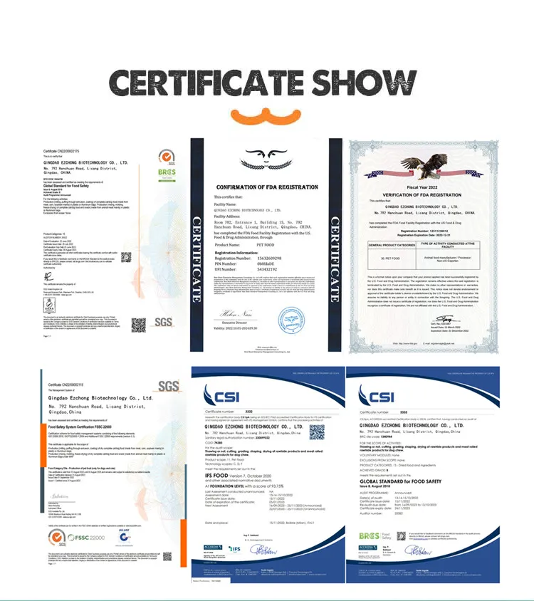 Certificates