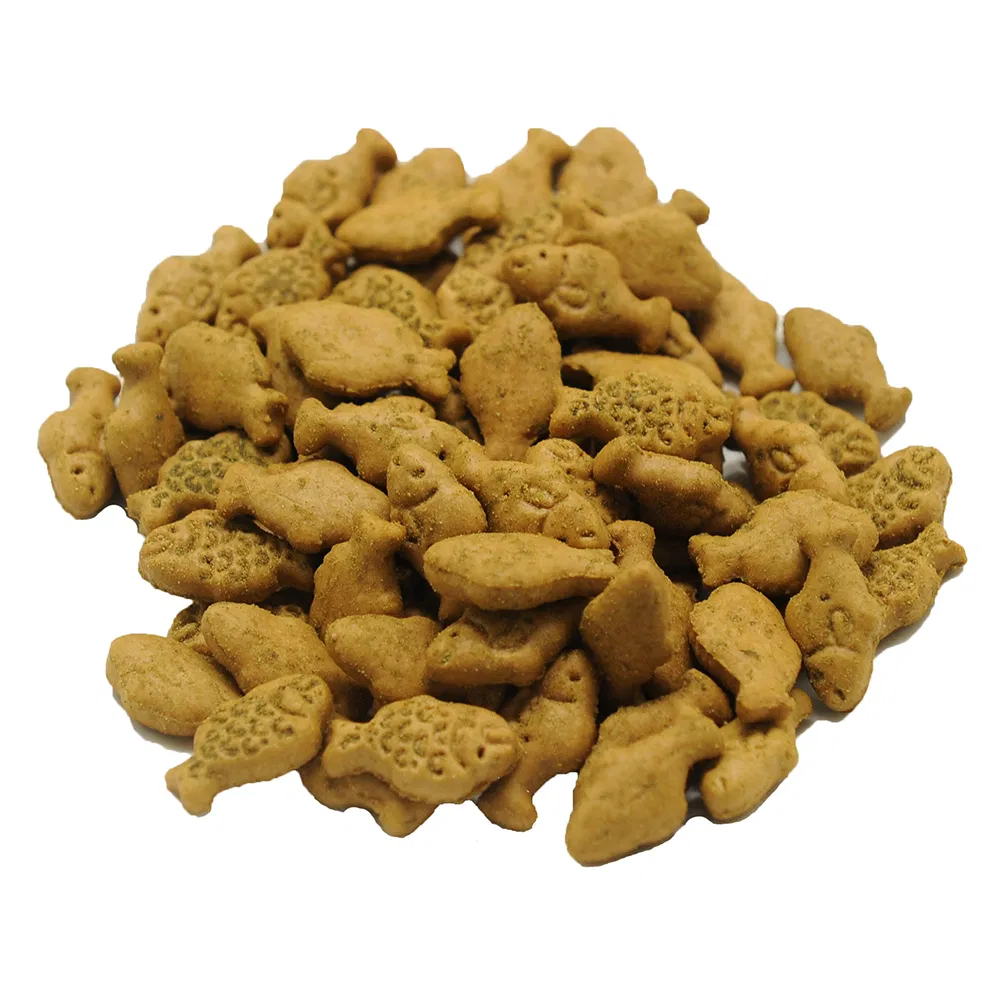 Fish Shape Salmon Chicken Cheese Flavor Crunchy Treats Cat Biscuits Cat Treats Pet Snacks Pet Treats