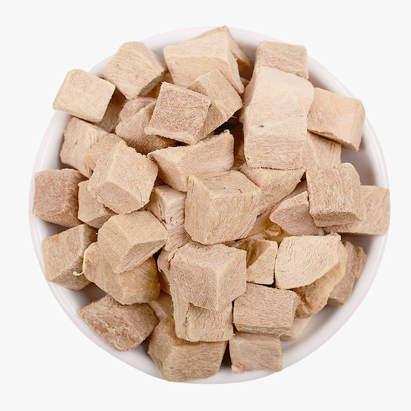 100% Original Natural Freeze-Dried Dehydrated Duck Cube Pure Meat Benefits Wholesale Pet Food Frozen Treats Snacks for Pet Dog Cat Manufacturer Factory OEM ODM