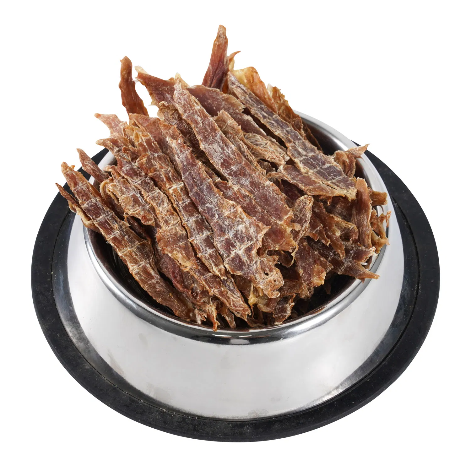 100% Premium Raw Material Dried Duck Meat Jerky Cat Food Pet Snack Dog Treat