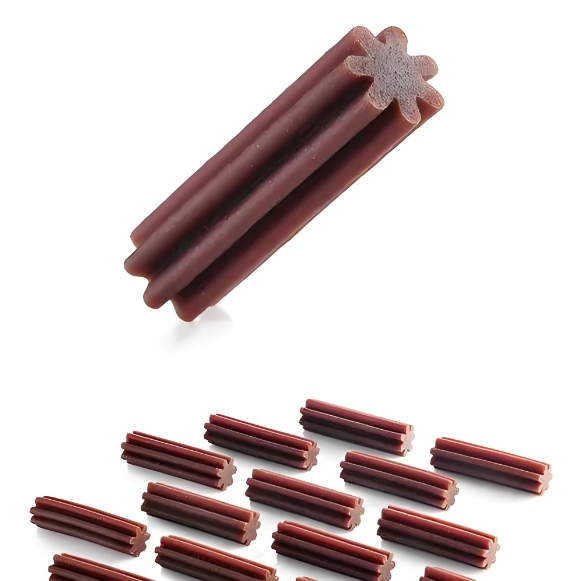 Automatic Pedigree Denta Stix Pet Treat Production Line Dog Chews Stick Snack Food Making Machinery