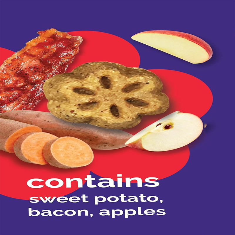 Bacon and Apple Flavor Skinny Mini Dog Treats 5oz (141g)
