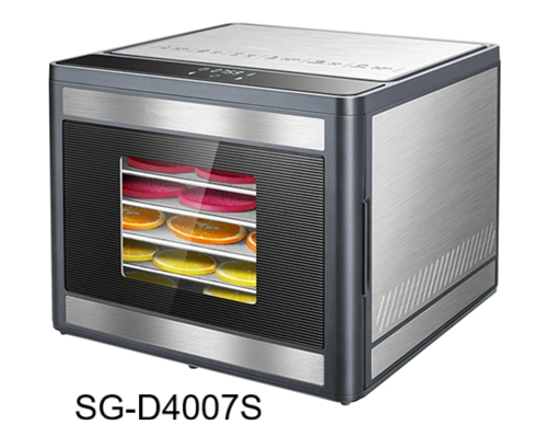 Electric Food Dehydrator Timing and Temperature Control 450W