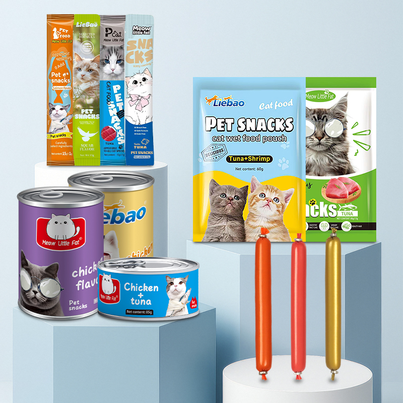 Human-Grade Non-Sticky Flavorful Cat Strips Pet Products Treat for Kittens