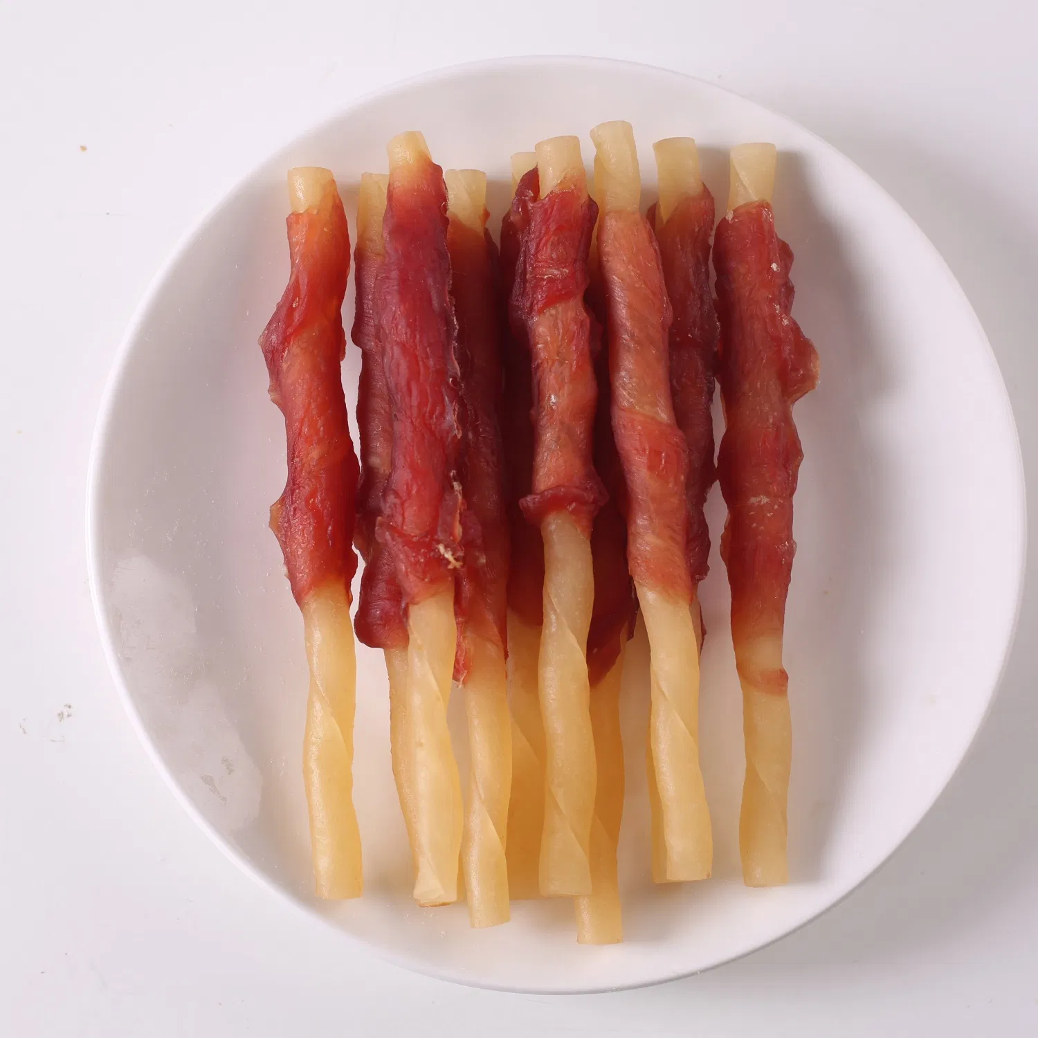 Healthy Grain-Free Extruded Pet Food Double Stick Twist Treats for Dog