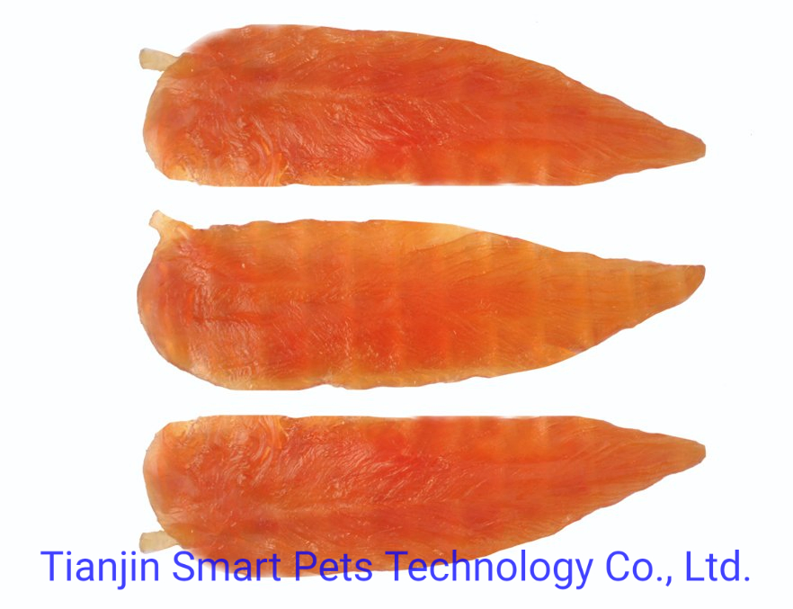 All-Natural Chicken Jerky Slices for Pet Snacks and Treats