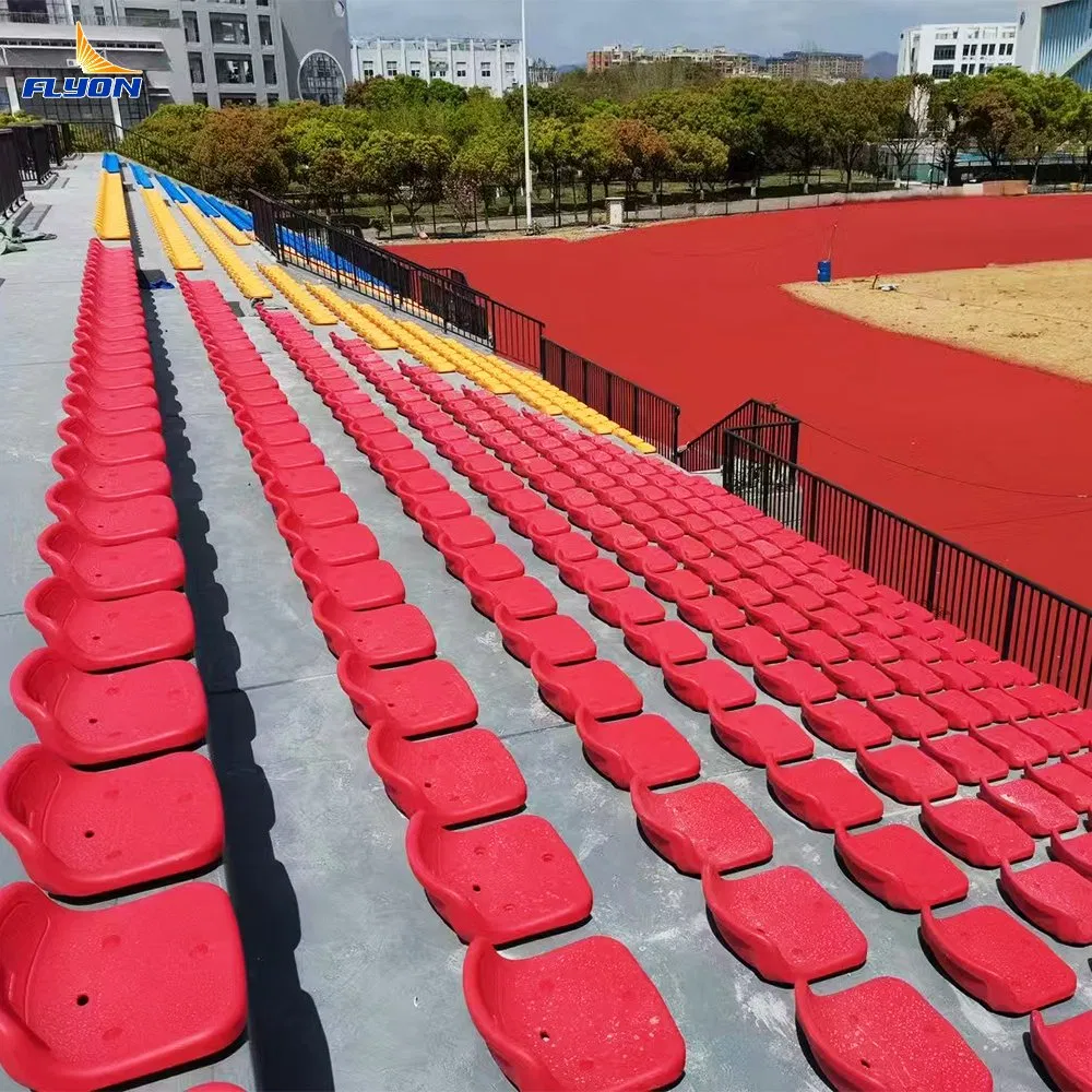 Fireproof UV Protected HDPE Modular Stable Reliable Stadium Seating for Bleachers