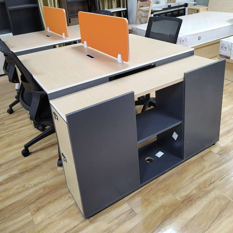 Quick-Assembly Modular Office Desk System (2/4/6 Seating Configurable)