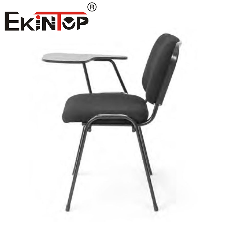 Ekintop Foldable Stackable Conference Room Training Room Chair with Writing Pad