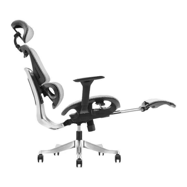High-End Custom Ergonomic Swivel Task Chair Office Chair Mesh Chair with Adjustable Lumbar Support and Footrest