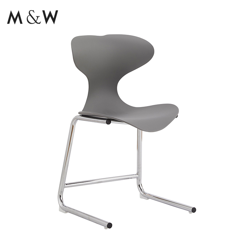 M&W Room Conference Wheels Gray Trainee Meeting Boardroom Chairs