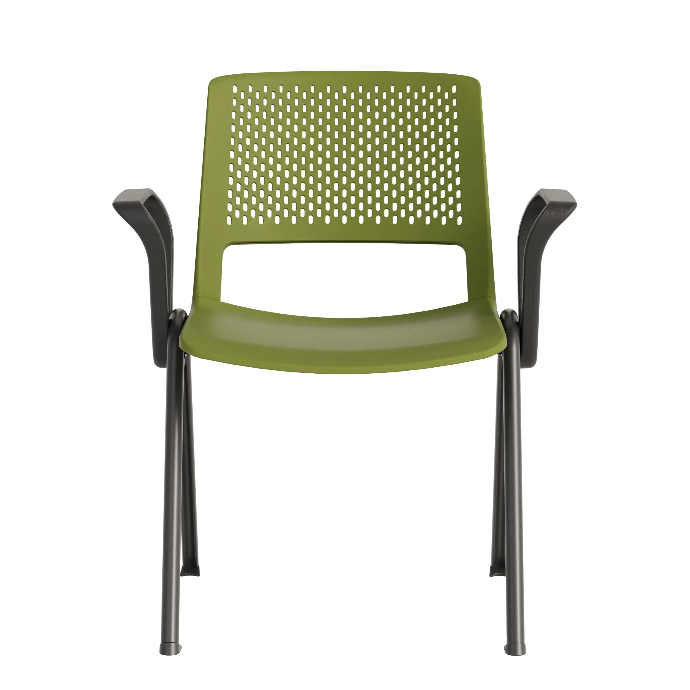 Conference Meeting Room School Office Study Chair Student Plastic Training Chair Removable Armchair with Writing Table Pad