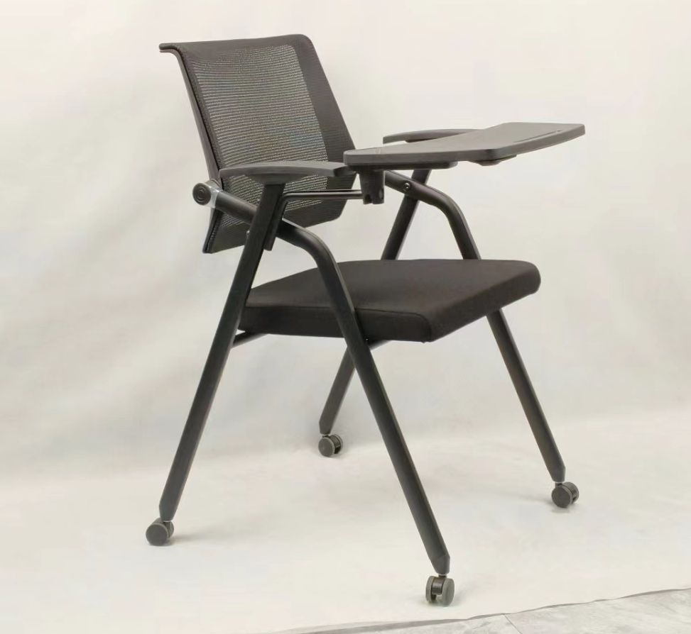 Foldable Mesh Fabric Training Center Meeting Room Office Furniture Stackable Rocking Mesh Plastic Learning Training Conference Chairs