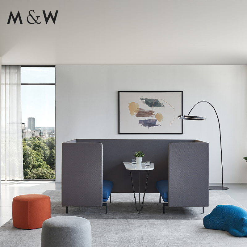 M&W Commercial Chatting Area Office Pod Seating, Meeting Pod, Soundproof Meeting Room Pod