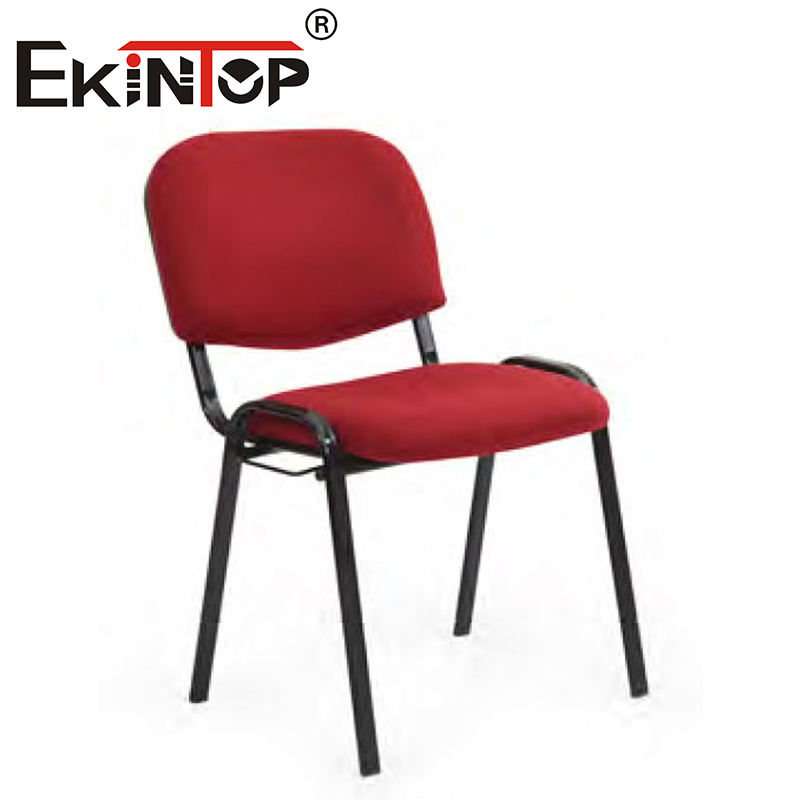 Ekintop Foldable Stackable Conference Room Training Room Chair with Writing Pad