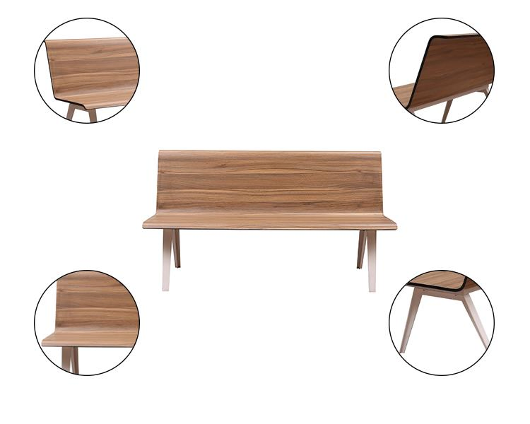Supplier Manufacturer for Wooden Airport Seating Waiting Room Bench Airport Waiting Chair