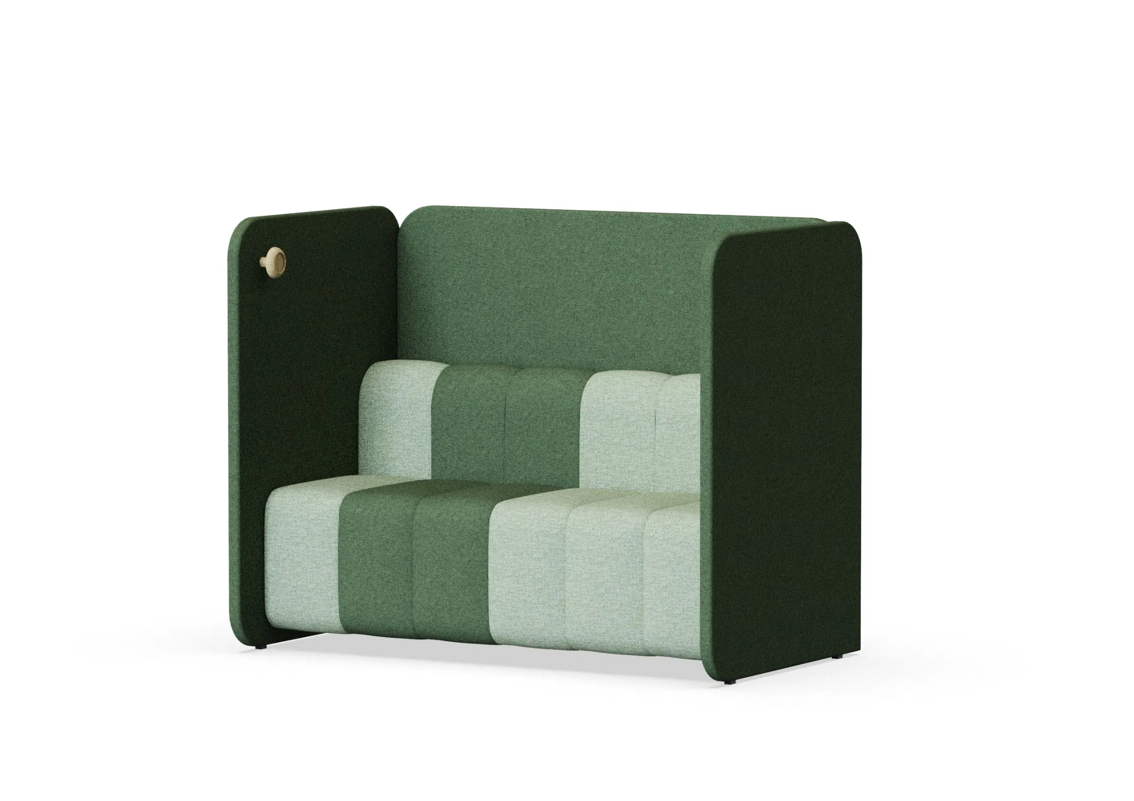 Upholstered Booth Seating with Cozy Sofa for Restaurant Office Private Workstation