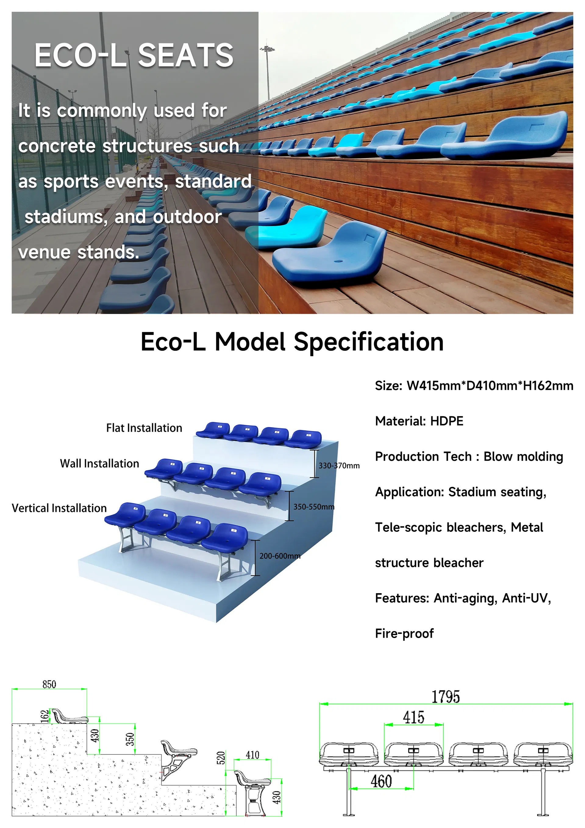 Stadium Seating Detail