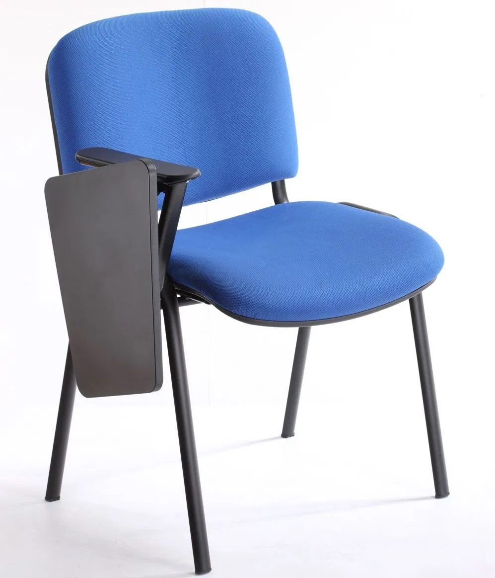School Classroom Furniture Student Office Meeting Room Study Desk Training Chair with Writing Pad