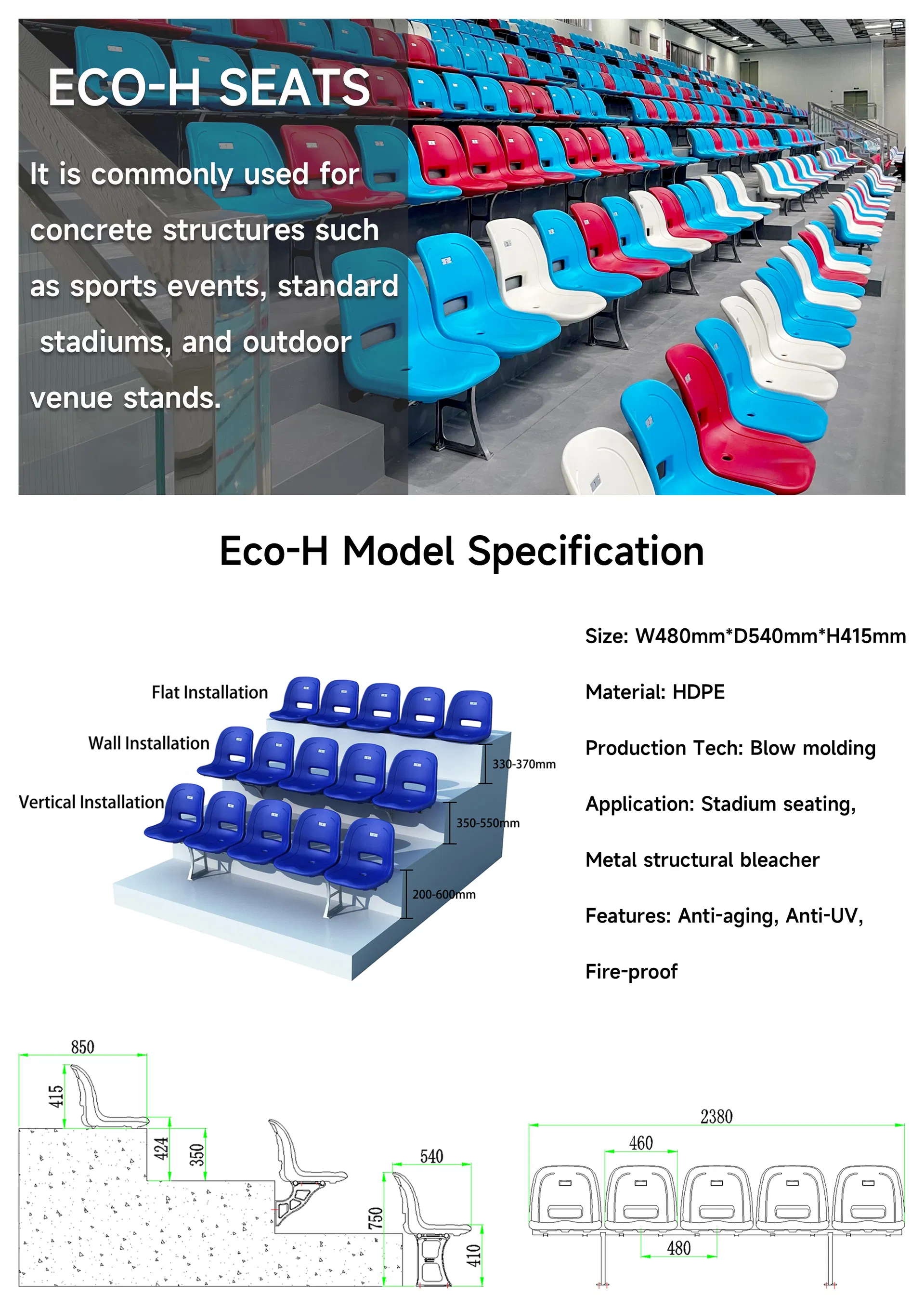 Stadium Seating Detail 3