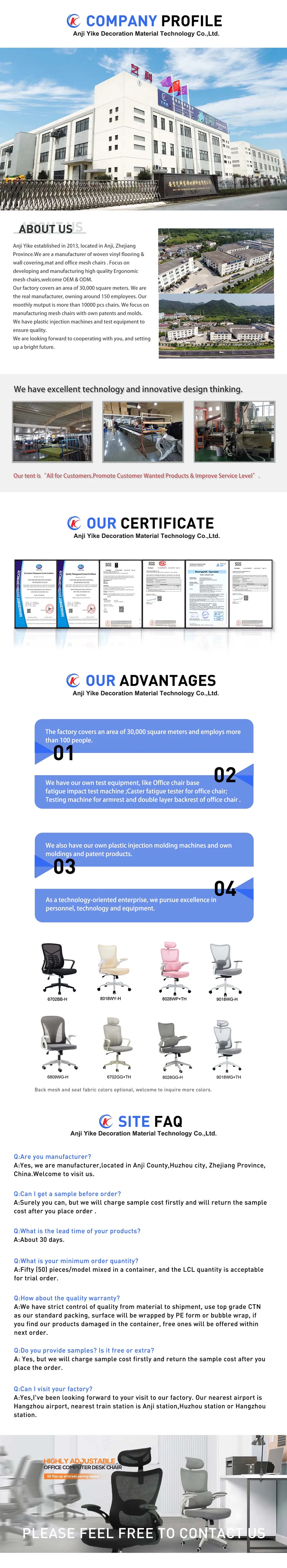 Company Manufacturing Details