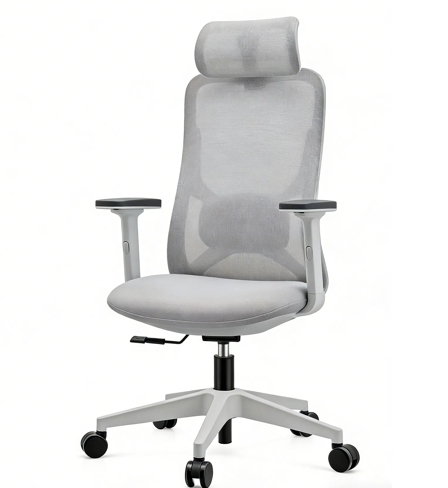 Comfortable Adjustable Task Chair with Premium Sponge and Fabric Materials