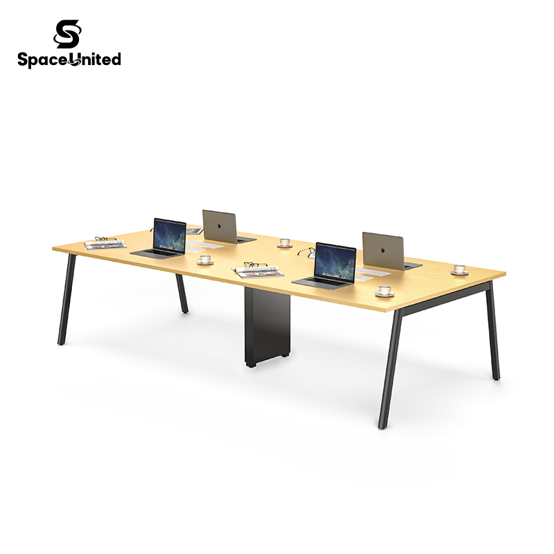 Spaceunited Factory Direct Sale 4 Person Seating Area Workstation Partition Desk