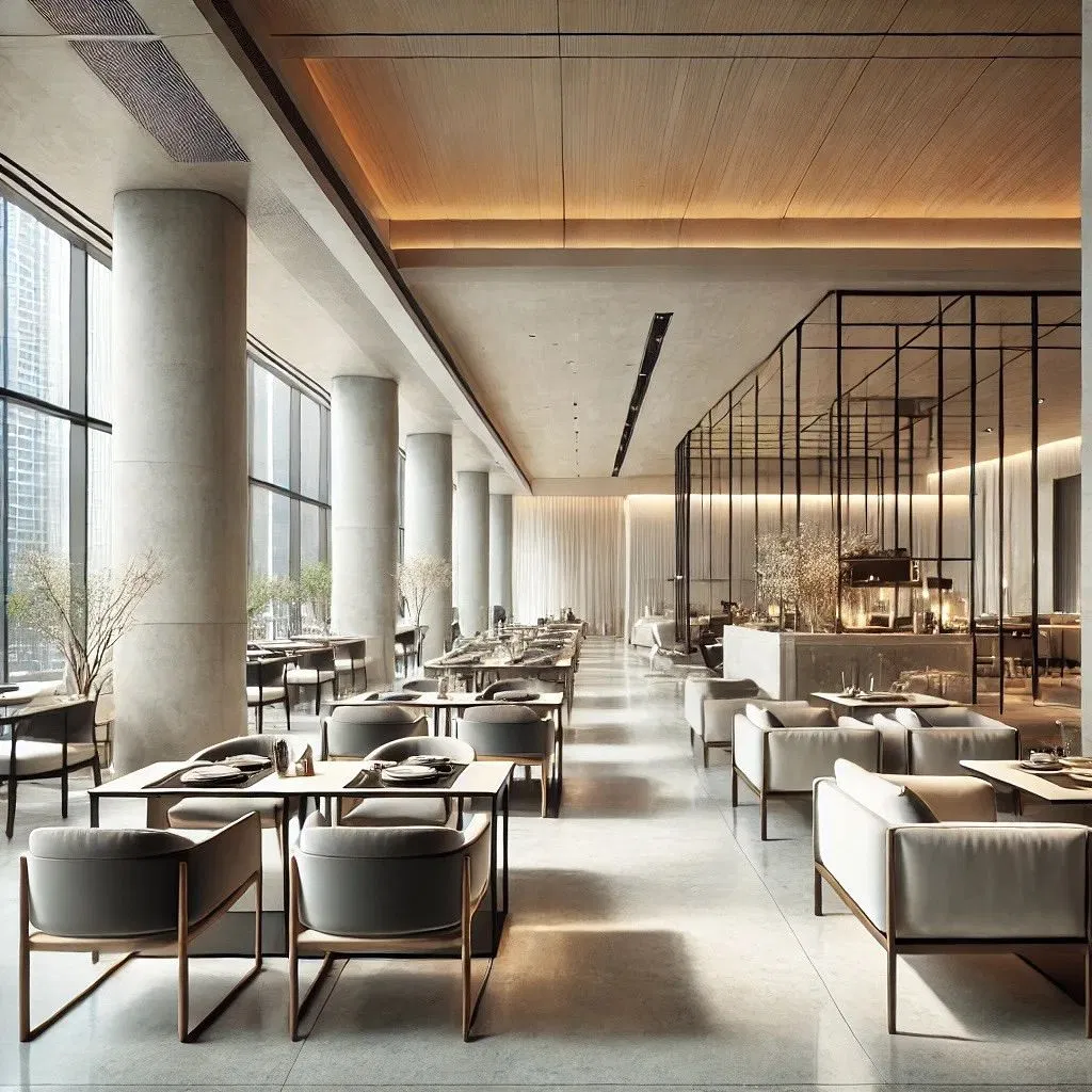 Luxury Velvet Seating Hotel Restaurant Furniture Set with Soft Touch Upholstery for Elegant Dining