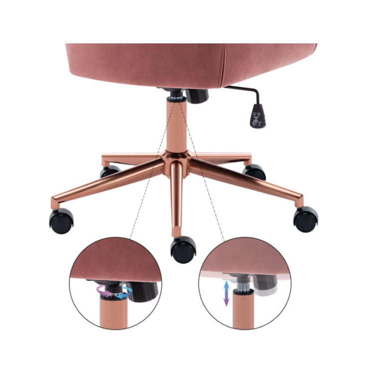 Modern Furniture Height Adjustable Desk Chairs 360 Swivel Office Task Chair