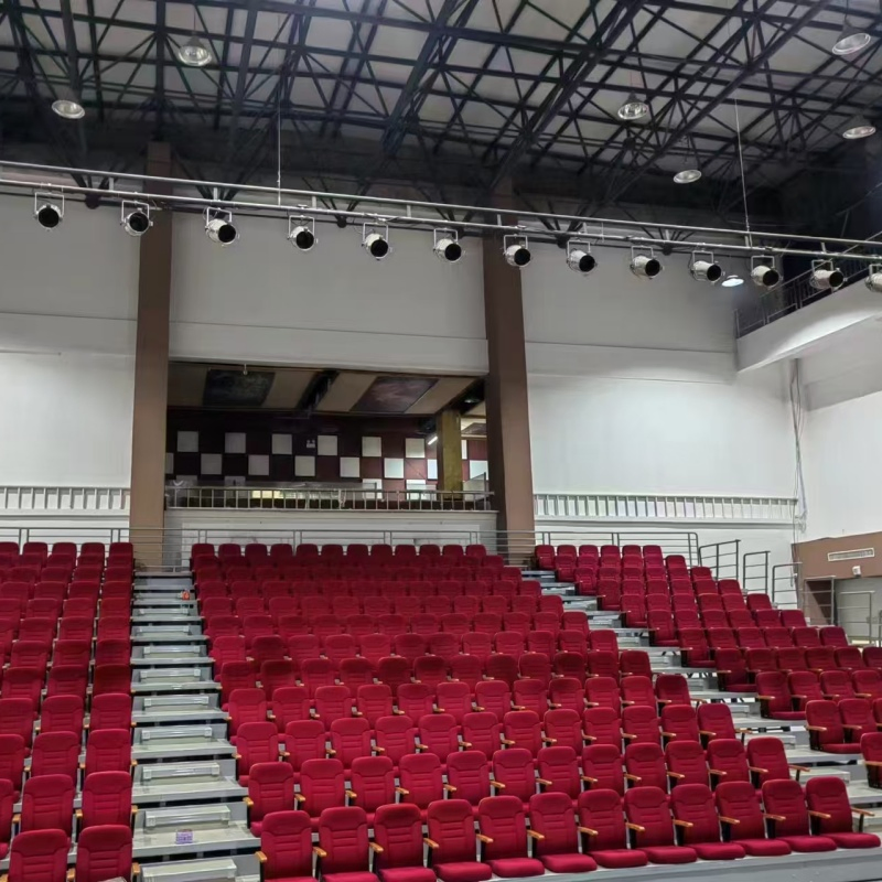 Movable and Expandable Foldable Telescopic Seating for Sports Bleacher