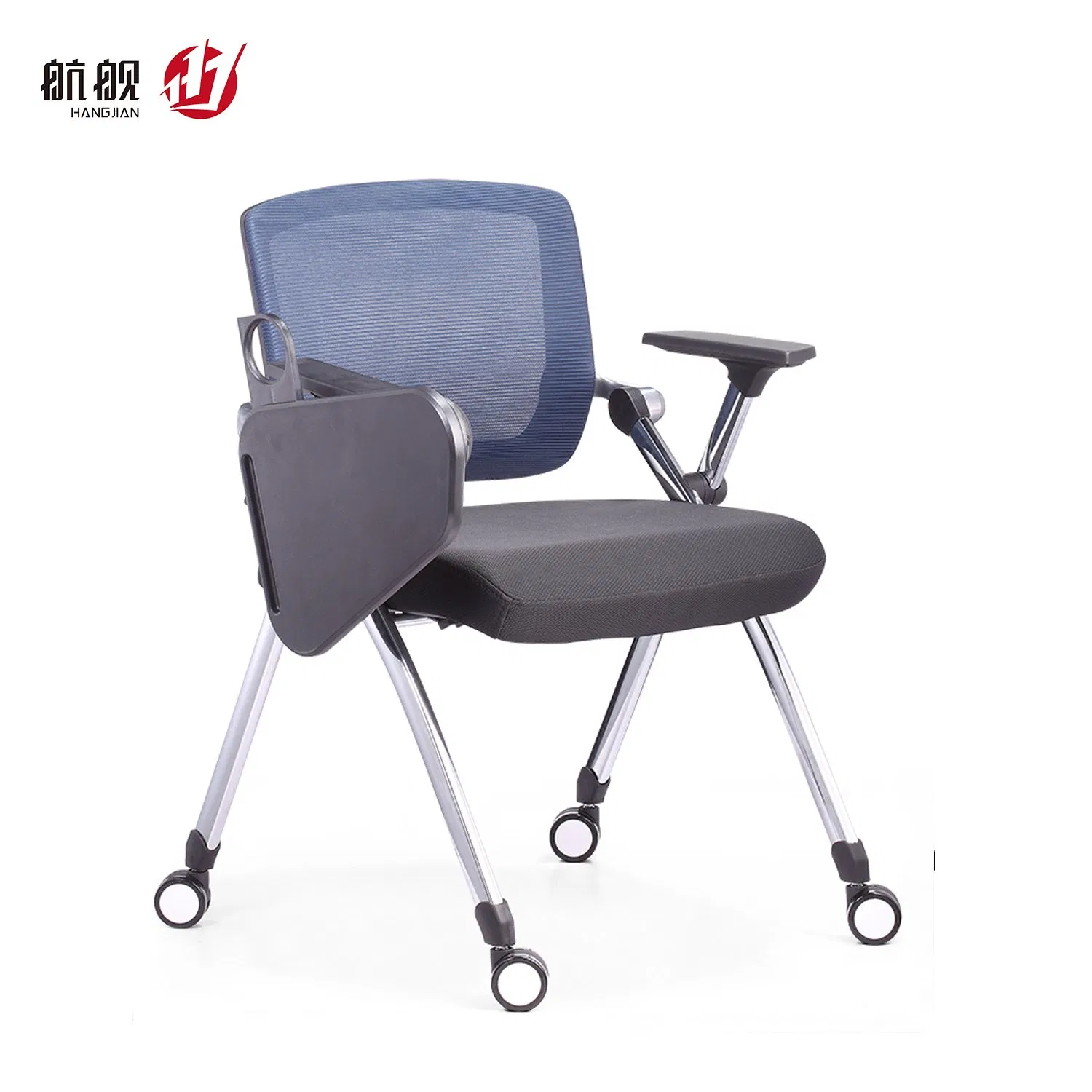 Plastic Training Chair Student Chair for Meeting Room with Foldable Table