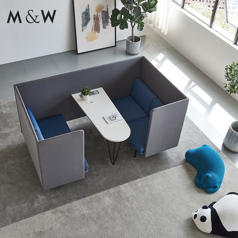 M&W Commercial Chatting Area Office Pod Seating, Meeting Pod, Soundproof Meeting Room Pod